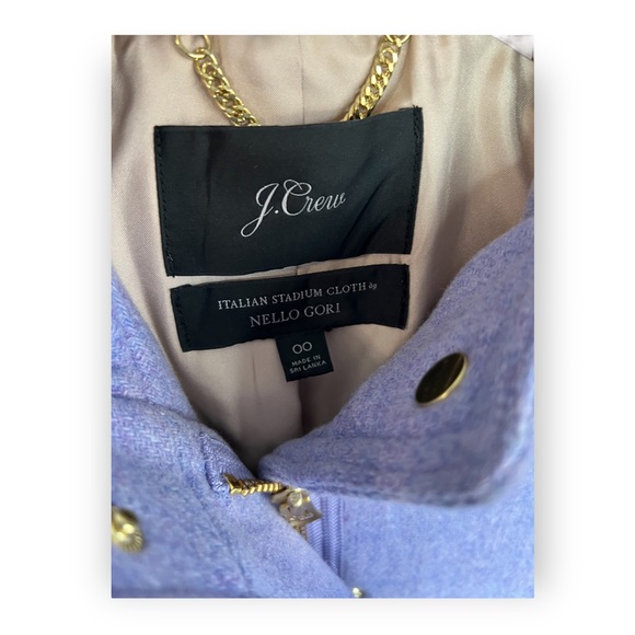 J Crew Wool Chateau Parka 0P Purple Lilac - Picture 6 of 13